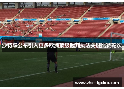 沙特联公布引入更多欧洲顶级裁判执法关键比赛轮次 沙特联公布引入更多欧洲顶级裁判执法关键比赛轮次
